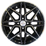 Диск X'trike X-148 6x15 4*100 Et:46 Dia:60,1 BK/FP