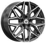 Диск K&K Ариус (КС1187) 7x17 4*108 Et:42 Dia:63,35 алмаз чёрный