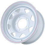 Диск Grizzly SW01 7x16 5*139,7 Et:0 Dia:108,6 Shinning White With Red and Bl