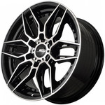 Диск Kipardo KF66 8,5x18 6*139,7 Et:30 Dia:108,1 Black Machined Face