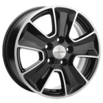 Диск Khomen 1601 6,5x16 5*108 Et:45 Dia:60,1 Black-FP