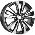 Диск KDW KD1830 7x18 5*108 Et:33 Dia:60,1 Black Front Polished