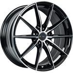Диск INCH FA8533 8x18 5*114,3 Et:30 Dia:60,1 Gloss Black Machined Face