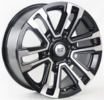 Диск X'trikeRST R107 7,5x17 6*139,7 Et:30 Dia:106,1 BK/FP