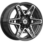 Диск K&K Блэкберн 8x17 6*139,7 Et:25 Dia:77,9 Алмаз чёрный