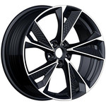 Диск INCH ULF-R39P 8,5x19 5*114,3 Et:35 Dia:73,1 Black Machine Face