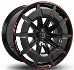 Диск K.A.N. D270 11,5x21 5*112 Et:47 Dia:66,6 Black/red/c