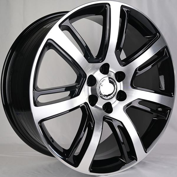 Диск RGW TYH24 9x22 6*139,7 Et:28 Dia:78,1 Gloss Black Machine Face