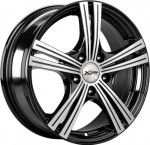 Диск X'trike X-112 6,5 x 16 5*115 Et: 38 Dia: 70,1 BK/FP