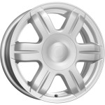 Диск K&K Solaris KC670 6 x 15 4*100 Et: 48 Dia: 54,1 сильвер