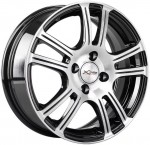 Диск X'trike X-105 6 x 15 4*100 Et: 45 Dia: 54,1 BK/FP