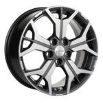 Диск Khomen 1715 7 x 17 5*114,3 Et: 39 Dia: 60,1 Gray-FP