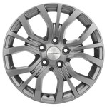 Диск Khomen 1608 6,5 x 16 5*114,3 Et: 40 Dia: 66,6 Gray