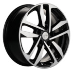 Диск Khomen 1612 6,5 x 16 5*114,3 Et: 41 Dia: 64,1 Black-FP