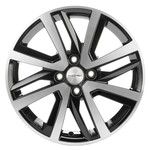 Диск Khomen 1609 6 x 16 4*100 Et: 48 Dia: 54,1 BLACK-FP