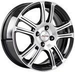 Диск X'trike X-105 6 x 15 4*100 Et: 45 Dia: 60,1 BK/FP