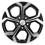 Диск Khomen 1606 6,5 x 16 5*108 Et: 50 Dia: 63,35 BLACK-FP