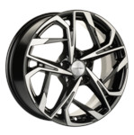 Диск Khomen 1716 7 x 17 5*108 Et: 50 Dia: 63,3 Black-FP