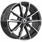 Диск K&K Меренге 7,5 x 17 5*112 Et: 40 Dia: 66,6 алмаз чёрный