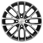 Диск Khomen 1506 6 x 15 4*100 Et: 46 Dia: 54,1 black-fp