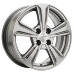 Диск Khomen 1502 6 x 15 4*100 Et: 50 Dia: 60,1 G-Silver