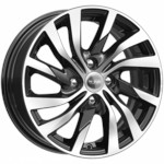 Диск K&K КС882 6 x 15 4*100 Et: 46 Dia: 54,1 алмаз черный