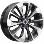 Диск K&K Авиор 7 x 17 5*114,3 Et: 35 Dia: 60,1 Алмаз черный