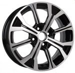 Диск K&K КС945 6 x 15 4*100 Et: 50 Dia: 60,1 Алмаз черный