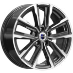 Диск K&K Лацио 7,5 x 17 5*114,3 Et: 40 Dia: 67,1 алмаз черный