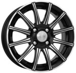 Диск K&K Сиеста 5 x 13 4*98 Et: 29 Dia: 58,5 алмаз черный
