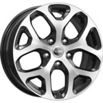 Диск K&K KC869 6,5 x 16 5*114,3 Et: 45 Dia: 60,1 алмаз черный
