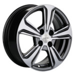 Диск Khomen 1502 6x15 4*100 Et:46 Dia:54,1 G-SILVER-FP