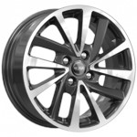 Диск K&K КС899 6x15 4*100 Et:36 Dia:60,1 Алмаз черный