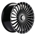 Диск Khomen 2008 8,5x20 5*112 Et:43 Dia:66,6 Black-FP