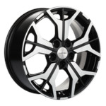 Диск Khomen 1715 7x17 5*112 Et:40 Dia:57,1 Black-FP