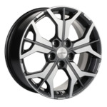 Диск Khomen 1715 7x17 5*114,3 Et:45 Dia:66,1 GRAY-FP