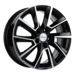 Диск Khomen 1604 6x16 5*100 Et:45 Dia:57,1 Black-FP