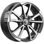 Диск K&K КС1005 6x15 5*100 Et:40 Dia:57,1 алмаз чёрный
