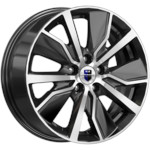 Диск K&K Гамбит 6,5x16 5*114,3 Et:45 Dia:66,1 алмаз черный