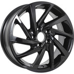 Диск KDW KD1530 6x15 4*100 Et:46 Dia:54,1 Black Painted