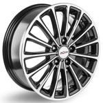 Диск X'trike X-136 7x17 5*114,3 Et:45 Dia:60,1 BK/FP