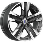 Диск K&K Висмут 7x16 5*110 Et:39 Dia:65,1 алмаз чёрный