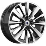 Диск K&K Эрман 6,5x16 4*100 Et:41 Dia:60,1 алмаз чёрный