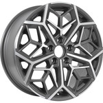 Диск KDW KD1710 7x17 5*114,3 Et:50 Dia:67,1 Grey Front Polished