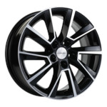 Диск Khomen 1507 6x15 5*100 Et:37 Dia:54,1 Black-FP
