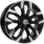 Диск K&K Морейн 6,5x17 5*105 Et:38 Dia:56,6 алмаз чёрный