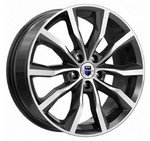 Диск K&K Портер 7,5x18 5*108 Et:47 Dia:60,1 алмаз чёрный