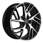 Диск Khomen 1722 6,5x17 5*114,3 Et:40 Dia:64,1 Black-FP