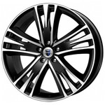 Диск K&K Атлас 8,5x20 5*127 Et:45 Dia:71,6 алмаз черный