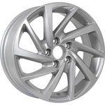 Диск KDW KD1530 6x15 5*100 Et:38 Dia:57,1 Light Silver Painted